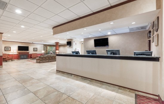 Welcome To Ramada Hotel & Conference Center State College - Lobby Area And Reception Desk